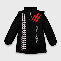 Куртка зимняя для девочки Three Days Grace, цвет: 3D-черный