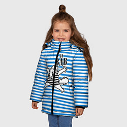 Куртка зимняя для девочки За ВДВ, цвет: 3D-светло-серый — фото 2