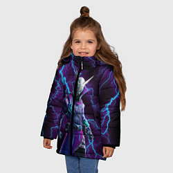 Куртка зимняя для девочки FORTNITE, цвет: 3D-красный — фото 2