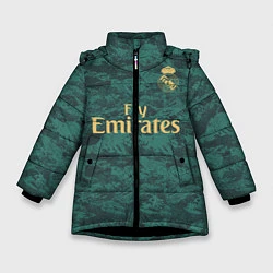 Куртка зимняя для девочки Real Gk 1 19-20, цвет: 3D-черный