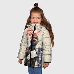 Куртка зимняя для девочки Floyd, цвет: 3D-черный — фото 2