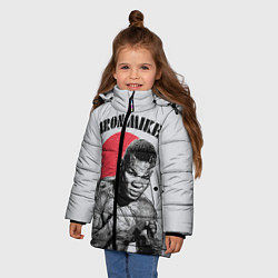 Куртка зимняя для девочки Iron Mike, цвет: 3D-светло-серый — фото 2