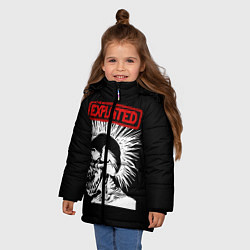 Куртка зимняя для девочки The Exploited, цвет: 3D-черный — фото 2