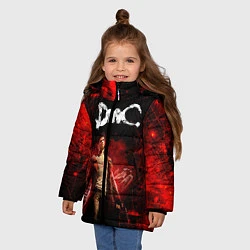 Куртка зимняя для девочки Devil may cry, цвет: 3D-красный — фото 2