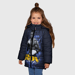 Куртка зимняя для девочки Roy Jones, цвет: 3D-черный — фото 2