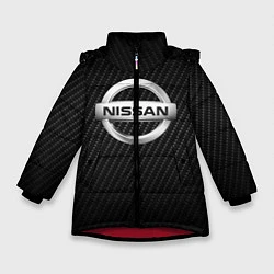 Куртка зимняя для девочки NISSAN, цвет: 3D-красный