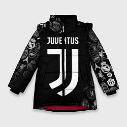 Куртка зимняя для девочки JUVENTUS, цвет: 3D-красный