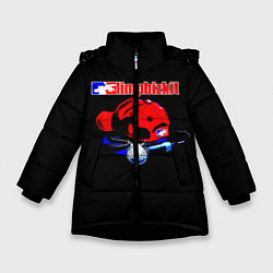 Куртка зимняя для девочки LIMP BIZKIT, цвет: 3D-черный