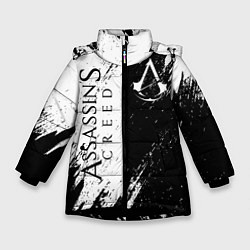 Куртка зимняя для девочки ASSASSIN'S CREED, цвет: 3D-черный