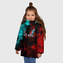 Куртка зимняя для девочки DEVIL MAY CRY, цвет: 3D-красный — фото 2