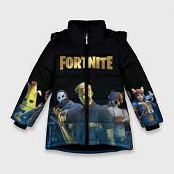 Куртка зимняя для девочки FORTNITE 2 SEASON CHAPTER 2, цвет: 3D-черный