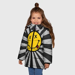 Куртка зимняя для девочки NIRVANA, цвет: 3D-черный — фото 2