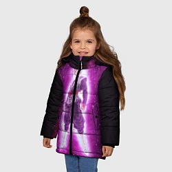 Куртка зимняя для девочки Супер Сайян Super Saiyan, цвет: 3D-светло-серый — фото 2