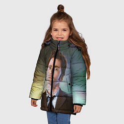 Куртка зимняя для девочки 10 ДОКТОР, цвет: 3D-черный — фото 2