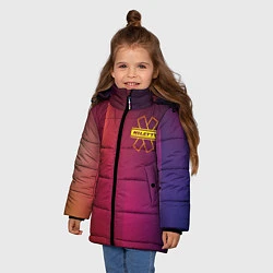 Куртка зимняя для девочки NILETTO, цвет: 3D-светло-серый — фото 2