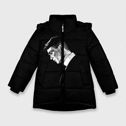 Куртка зимняя для девочки Peaky Blinders, цвет: 3D-черный