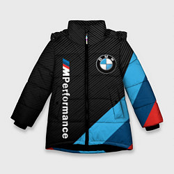 Куртка зимняя для девочки BMW M PERFORMANCE, цвет: 3D-черный