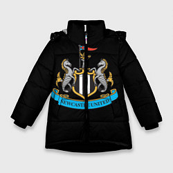 Куртка зимняя для девочки NUFC, цвет: 3D-черный