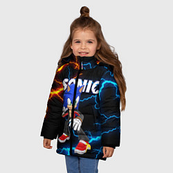 Куртка зимняя для девочки SONIC, цвет: 3D-красный — фото 2