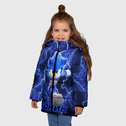 Куртка зимняя для девочки SONIC, цвет: 3D-красный — фото 2