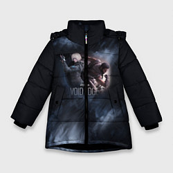 Куртка зимняя для девочки Void Edge, цвет: 3D-черный