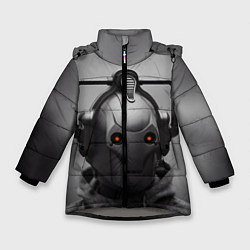 Куртка зимняя для девочки CYBERMAN, цвет: 3D-светло-серый