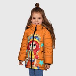 Куртка зимняя для девочки JESSIE, цвет: 3D-светло-серый — фото 2