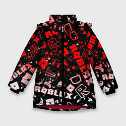 Куртка зимняя для девочки Roblox, цвет: 3D-красный