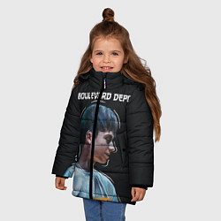 Куртка зимняя для девочки Тёма Кулик, цвет: 3D-черный — фото 2