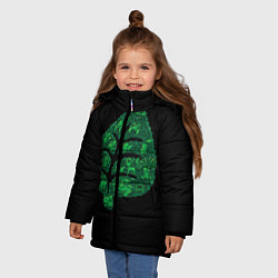 Куртка зимняя для девочки ПОКЕМОНЫ, цвет: 3D-черный — фото 2