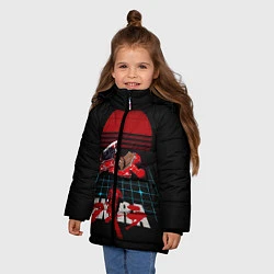 Куртка зимняя для девочки AKIRA, цвет: 3D-светло-серый — фото 2