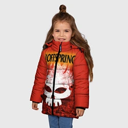 Куртка зимняя для девочки The Offspring, цвет: 3D-светло-серый — фото 2