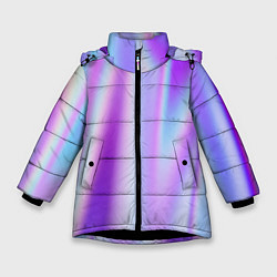 Куртка зимняя для девочки WAVES, цвет: 3D-черный