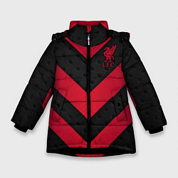 Куртка зимняя для девочки Liverpool FC, цвет: 3D-черный