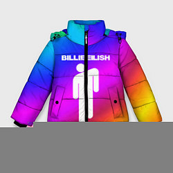 Куртка зимняя для девочки BILLIE ELLISH 2020, цвет: 3D-черный