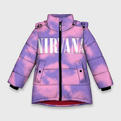Куртка зимняя для девочки NIRVANA, цвет: 3D-красный