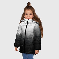 Куртка зимняя для девочки Лес, цвет: 3D-красный — фото 2