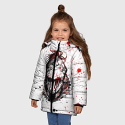 Куртка зимняя для девочки УБИЙЦА ГОБЛИНОВ, цвет: 3D-черный — фото 2
