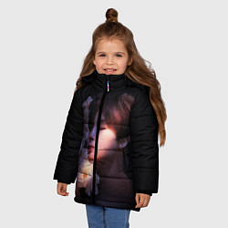 Куртка зимняя для девочки BTS, цвет: 3D-светло-серый — фото 2