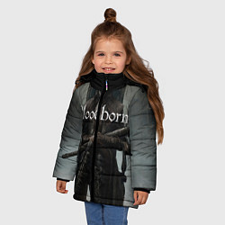 Куртка зимняя для девочки Bloodborne, цвет: 3D-черный — фото 2