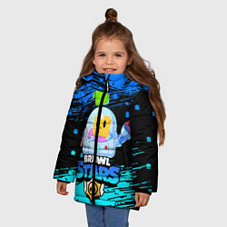Куртка зимняя для девочки Brawl Stars SPROUT, цвет: 3D-черный — фото 2