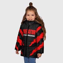 Куртка зимняя для девочки PREDATOR:HUNTING GROUNDS, цвет: 3D-черный — фото 2