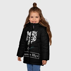 Куртка зимняя для девочки КИШ, цвет: 3D-черный — фото 2