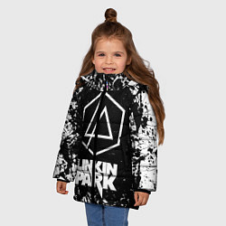 Куртка зимняя для девочки LINKIN PARK 2, цвет: 3D-черный — фото 2