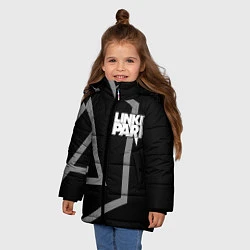 Куртка зимняя для девочки LINKIN PARK 6, цвет: 3D-черный — фото 2