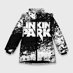 Куртка зимняя для девочки LINKIN PARK 5, цвет: 3D-черный