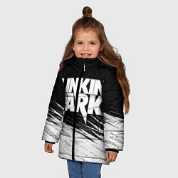 Куртка зимняя для девочки LINKIN PARK 9, цвет: 3D-черный — фото 2