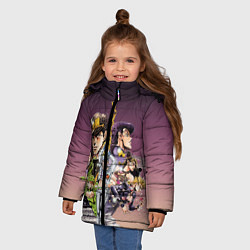 Куртка зимняя для девочки Jo Jo, цвет: 3D-красный — фото 2