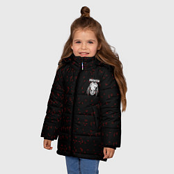 Куртка зимняя для девочки Предатор Z, цвет: 3D-черный — фото 2