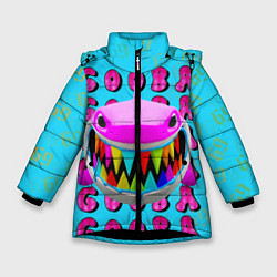 Куртка зимняя для девочки 6IX9INE- GOOBA, цвет: 3D-черный